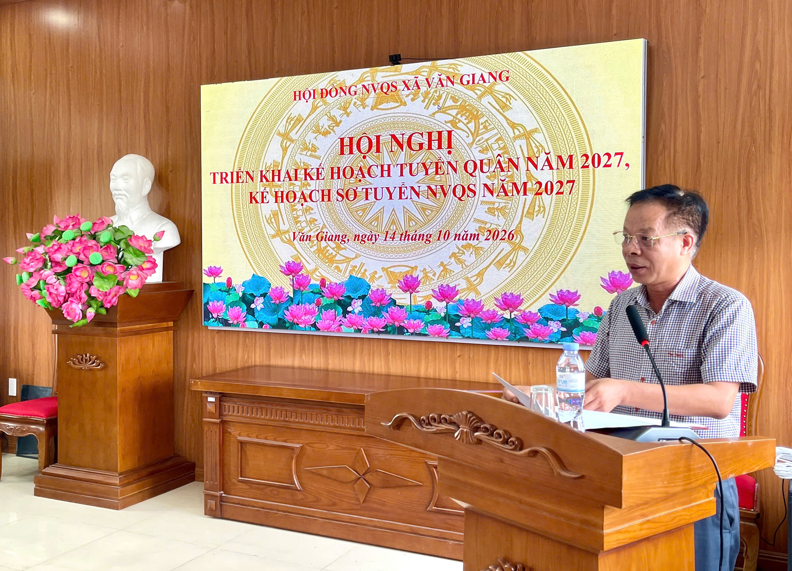 Xã Văn Giang triển khai kế hoạch tuyển quân và khám sơ tuyển nghĩa vụ quân sự năm 2027